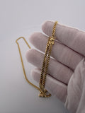 24" 14K Yellow Gold Cuban 3mm 17.93g