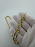 20" 10K Yellow Gold Cuban 4mm 22.3g