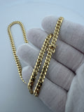 20" 10K Yellow Gold Cuban 5mm 35.2g