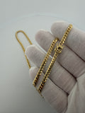 22" 10K Yellow Gold Cuban 4mm 24.42g