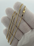 18" 14k Yellow Gold Curb 2mm 3.5g