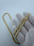 24" 10K Yellow Gold Cuban 5mm 41.21g