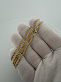 22" 14k Yellow Gold Cuban 2mm 7.46g