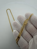 24" 10K Yellow Gold Cuban 3mm 14.5g