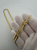 26" 14K Yellow Gold Cuban 5mm 49.5g
