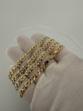 24" 14k Yellow Gold Curb 6mm 20.7g