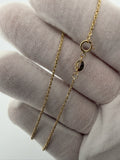 20" 14k Yellow Gold Rope 1.2mm 2.82g