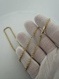 18" 14K Yellow Gold Rope 2.5mm 8.61g