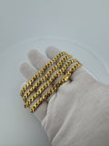 20" 14k Yellow Gold Cuban 6mm 18.2g
