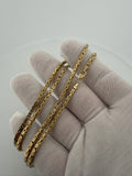 22" 14k Yellow Gold Byzantine 3mm 21.3g