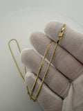 18" 14k Yellow Gold Curb 2mm 3.5g