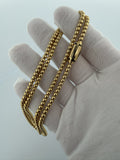 24" 14k Yellow Gold Monaco Bead Chain 4mm 20.04g