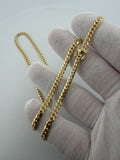 22" 10K Yellow Gold Cuban 4mm 24.42g