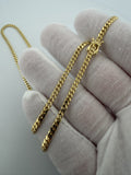 20" 10K Yellow Gold Cuban 3mm 12.2g