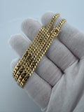 20" 10K Yellow Gold Cuban 4mm 22.3g