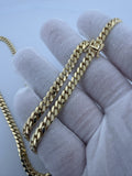 24" 10K Yellow Gold Cuban 5mm 41.21g