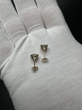 14k Yellow Gold 3ctw VS/Si Lab Diamond Studs EGL Certified 1.7g