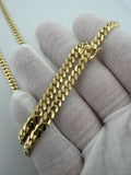 26" 14K Yellow Gold Cuban 5mm 49.5g