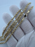 24" 10K Yellow Gold Rope 3mm 16.7g