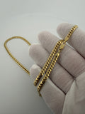 20" 14k Yellow Gold Cuban 4mm 23.75g