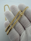 24" 10K Yellow Gold Cuban 4mm 27.25g