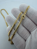 22" 10K Yellow Gold Cuban 4mm 24.42g