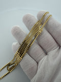 24" 10K Yellow Gold Cuban 3mm 14.5g