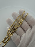 24" 10K Yellow Gold Cuban 3mm 14.63g