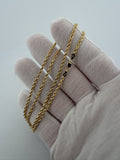 18" 14K Yellow Gold Rope 2.5mm 8.61g