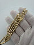 24" 10K Yellow Gold Cuban 4mm 27.25g