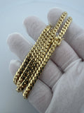 22" 14K Yellow Gold Cuban 5mm 42.6g