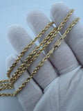 24" 10K Yellow Gold Rope 3mm 16.4g
