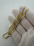 20" 10K Yellow Gold Cuban 3mm 12.2g