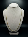 26" 14k Yellow Gold Cuban Link Chain 4mm 32.8g