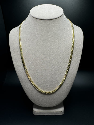 24" 14k Yellow Gold Cuban Link Chain 5mm 47.9g