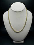 20" 14k Yellow Gold Cuban Link Chain 6mm 51.9g