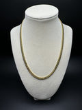 18" 14k Yellow Gold Cuban Link Chain 5mm 36.5g