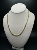 20" 14k Yellow Gold Cuban Link Chain 5mm 40.28g
