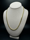 22" 14k Yellow Gold Cuban Link Chain 6mm 58.4g