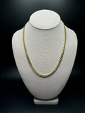 20" 14k Yellow Gold Cuban Link Chain 6mm 51.9g