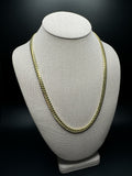 22" 14k Yellow Gold Cuban Link Chain 6mm 58.4g
