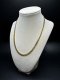18" 14k Yellow Gold Cuban Link Chain 5mm 36.5g