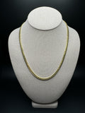 20" 14k Yellow Gold Cuban Link Chain 5mm 40.28g