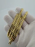 20" 14k Yellow Gold Cuban Link Chain 6mm 51.9g