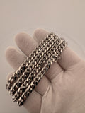 22" 14k White Gold Cuban Link Chain 7mm 84.2g