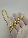 22" 14k Yellow Gold Cuban Link Chain 6mm 58.4g