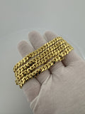 22" 14k Yellow Gold Cuban Link Chain 7mm 75.6g