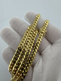 20" 14k Yellow Gold Cuban Link Chain 6mm 51.9g