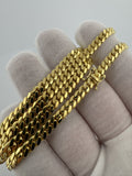 18" 14k Yellow Gold Cuban Link Chain 5mm 36.5g