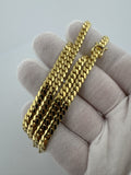 20" 14k Yellow Gold Cuban Link Chain 5mm 40.28g